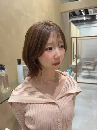 ショート カラー 🫧艶髪ボブ🫧 チカのヘアスタイル
