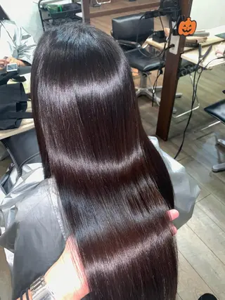 ロング 縮毛矯正/髪質改善 井上智秀のヘアスタイル