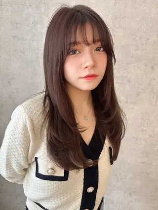 ロング 深見 隆太/髪質改善 【縮毛矯正】のヘアスタイル