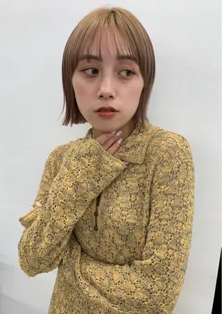 ミディアム カラー 🎀a0i 🎀のヘアスタイル