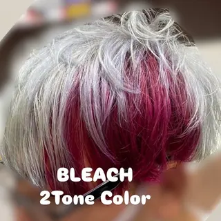 ショート カラー メンズ 稲村 toshiのヘアスタイル