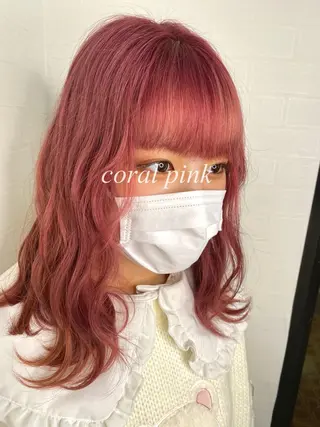 ミディアム カラー ブリーチカラー特化 U-topia小島のヘアスタイル