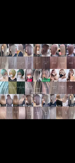 ロング カラー 💜ハイトーン💛 マジカルかいちゃんのヘアスタイル