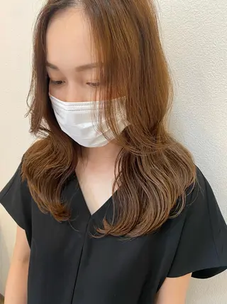 セミロング 武田 悠生乃のヘアスタイル