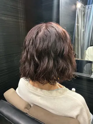 ショート カラー パーマ 山本 雅由のヘアスタイル