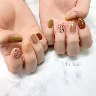ネイル モチの良さ◉ フィルインネイル♡のネイルデザイン