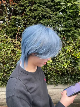 ショート ))ブリーチ特化(( 渡邉 怜のヘアスタイル