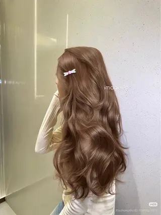 ロング カラー ヘアアレンジ 透明感カラー🎀艶髪 Anju/渋谷🎀のヘアスタイル
