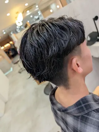 ショート パーマ メンズ QOL札幌YUTO （旧QOL円山）のヘアスタイル