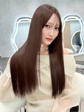 ロング カラー ヘアアレンジ 髪質改善/透明感 カラー/吉田光佑のヘアスタイル