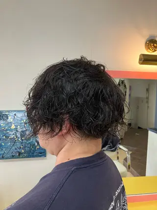 ショート パーマ 横田 尚登のヘアスタイル