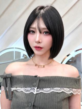 ミディアム mizuki🤍 韓国ヘア🎀渋谷のヘアスタイル