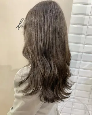 ロング カラー hubhair レイヤー/透明感のヘアスタイル