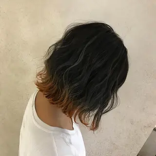 ミディアム 福原 優介のヘアスタイル