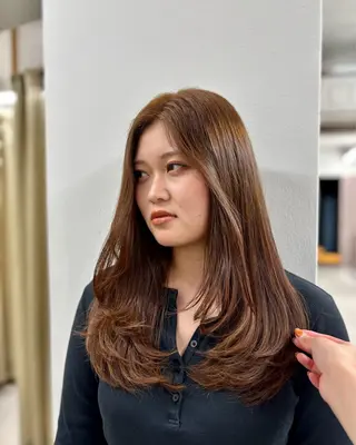 ロング SLASHスラッシュ 辻村  彩華のヘアスタイル