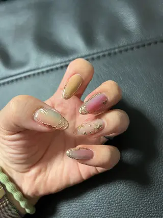 ロング aki_orenge nailのネイルデザイン