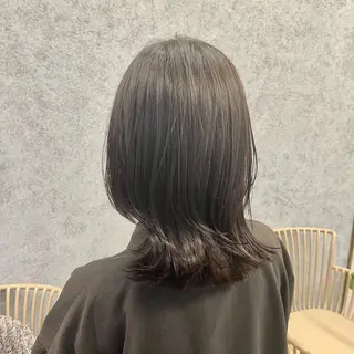ミディアム ☔梅雨対策☔️縮毛 🌈kubo🌈のヘアスタイル