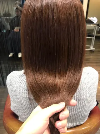 ロング カラー 縮毛矯正/ 髪質改善 /ショート 圍 崇行のヘアスタイル