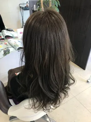 ロング カラー Oopsレイヤー 加藤澄都のヘアスタイル