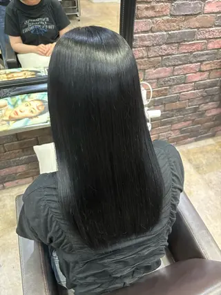 カラー 透明感カラー ここののヘアスタイル