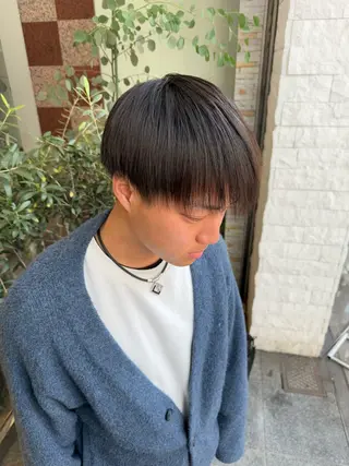 パーマ メンズ EARTH 山﨑龍馬のヘアスタイル