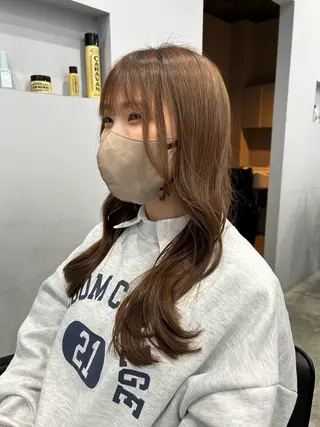 セミロング 相川 玲央奈のヘアスタイル