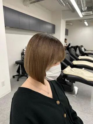 ショート rio🧚🏻♀️ 暖色/グレージュのヘアスタイル