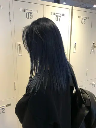 ロング カラー デザイン特化ブリーチ 堀江美容室/ぱぴのヘアスタイル
