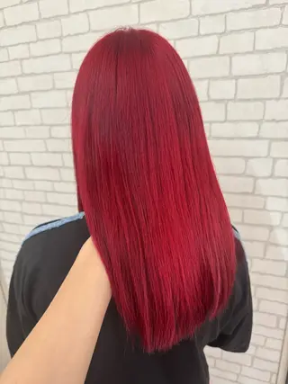 セミロング カラー r i n k aのヘアスタイル