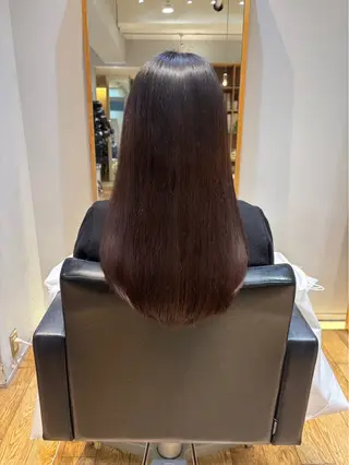 セミロング 💕縮毛矯正 モデル募集‼️ゆうのヘアスタイル