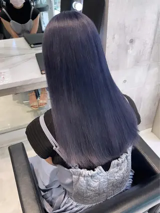 ロング カラー パーマ ヘアアレンジ メンズ キッズ ネイル マツエク・マツパ アイブロウ レイヤー/ダブル カラー/YURINAのヘアスタイル
