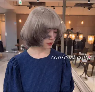 ショート カラー 💜ハイトーン💛 マジカルかいちゃんのヘアスタイル