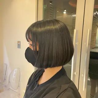 ショート BiBi  藪 菜月のヘアスタイル
