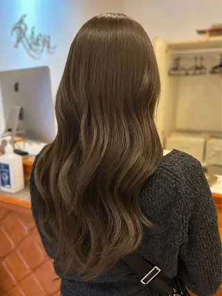 ロング カラー 艶感暖色カラー🥀/ レイヤー / れいかのヘアスタイル