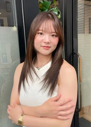 ロング カラー 望恵🌸メンズ募集中 ✂️韓国艶髪のヘアスタイル