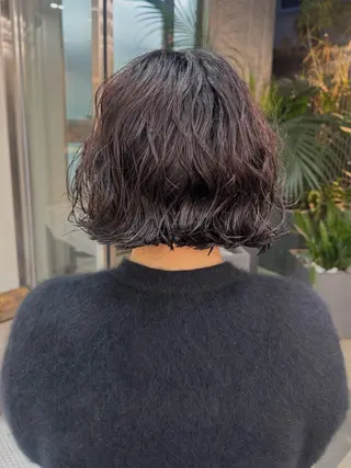 パーマ 山下 莉歩のヘアスタイル