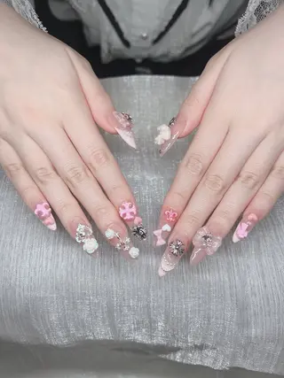 ネイル Lee Nails チップ長さだし専門店のネイルデザイン