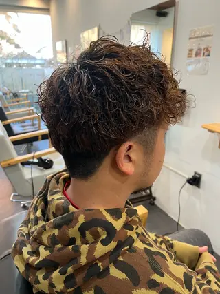 パーマ メンズ 橋野 来夢のヘアスタイル