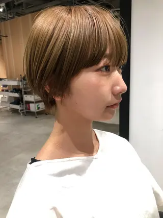 ショート カラー センスをお届けします 大谷将生infpのヘアスタイル