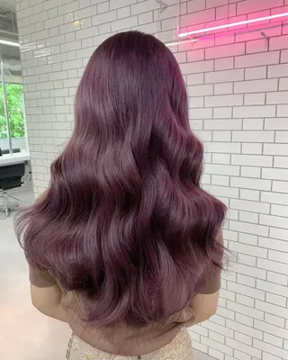 ロング カラー ヘアアレンジ Zina 渋谷のヘアスタイル