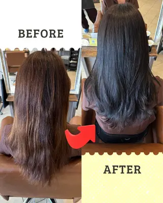 カラー Cuthie あやののヘアスタイル