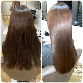 ロング カラー 髪質改善特化 ESSENCIAのヘアスタイル