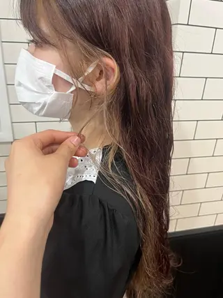 ロング カラー cana 札幌レイヤースタイルのヘアスタイル