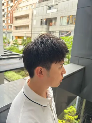 メンズ 河野 悠のヘアスタイル