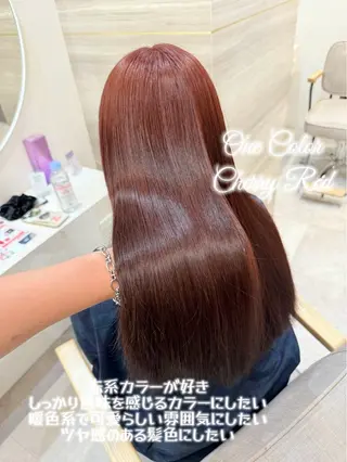 ロング カラー 🍑ももか🍑透明感 カラー/赤羽🦋のヘアスタイル