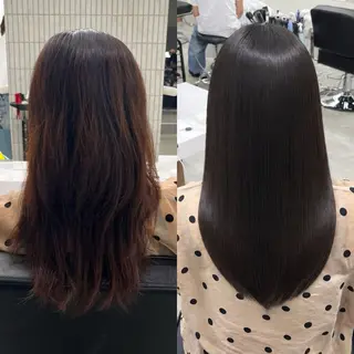 ロング 縮毛矯正/レイヤー/ 京都/Ryoのヘアスタイル