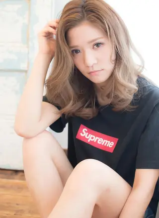 ミディアム カラー Beach 代表 KENTAのヘアスタイル