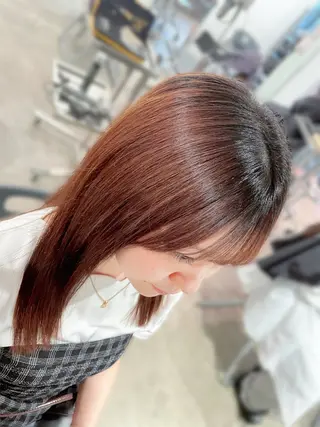セミロング mitchy モデル様募集中♪のヘアスタイル