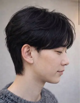 ショート メンズ メンズ/縮毛/ブリー チカラー京介のヘアスタイル