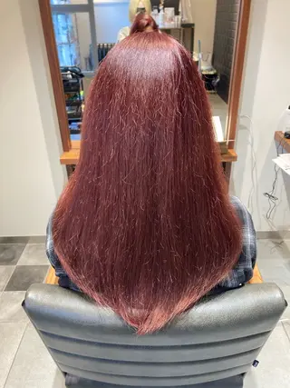 ロング カラー あべ 💆♀️🫧のヘアスタイル